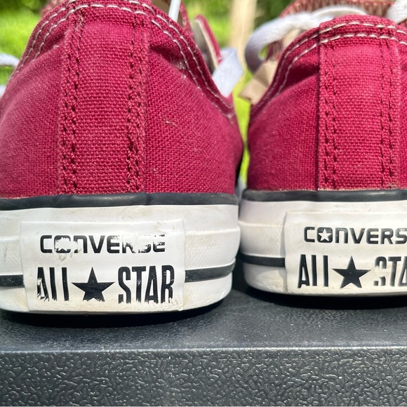 Converse Chuck Taylor Maroon Canvas Shoes - Picture 4 of 5